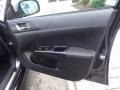 STi Black Alcantara/Carbon Black 2012 Subaru Impreza WRX STi 4 Door Door Panel