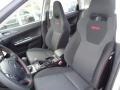 Front Seat of 2012 Impreza WRX Premium 4 Door