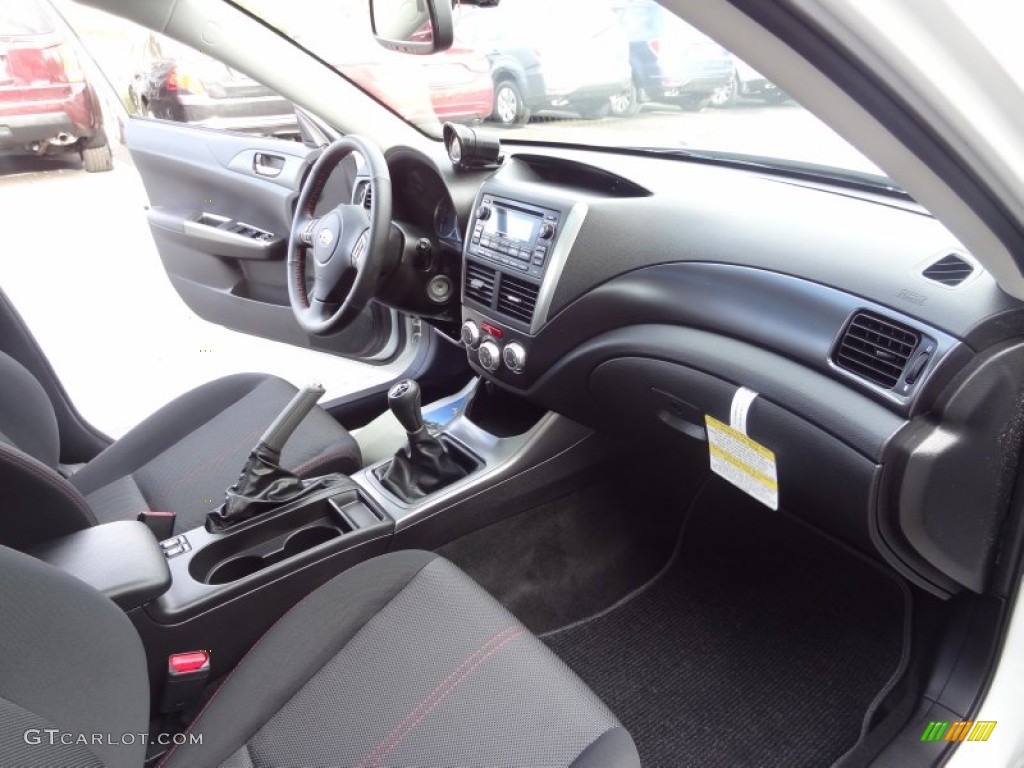 2012 Subaru Impreza WRX Premium 4 Door WRX Carbon Black Dashboard Photo #73342044