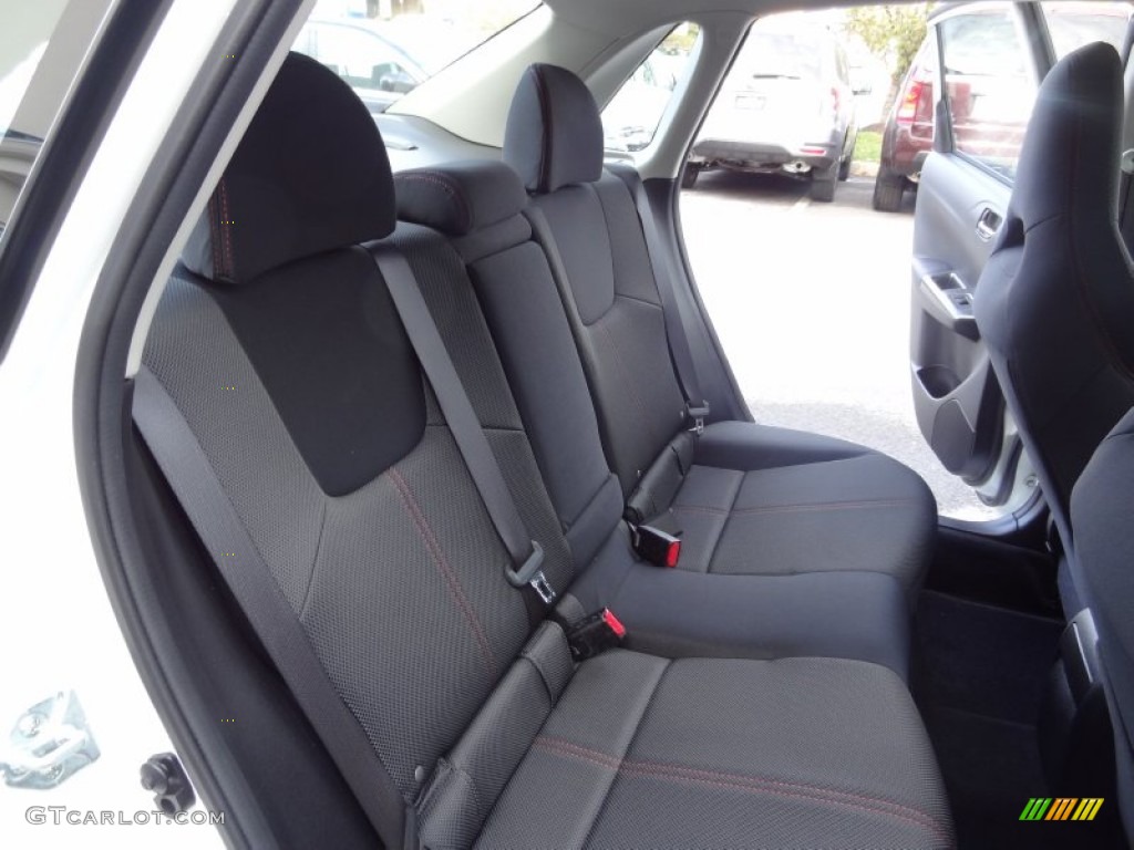 2012 Subaru Impreza WRX Premium 4 Door Rear Seat Photos