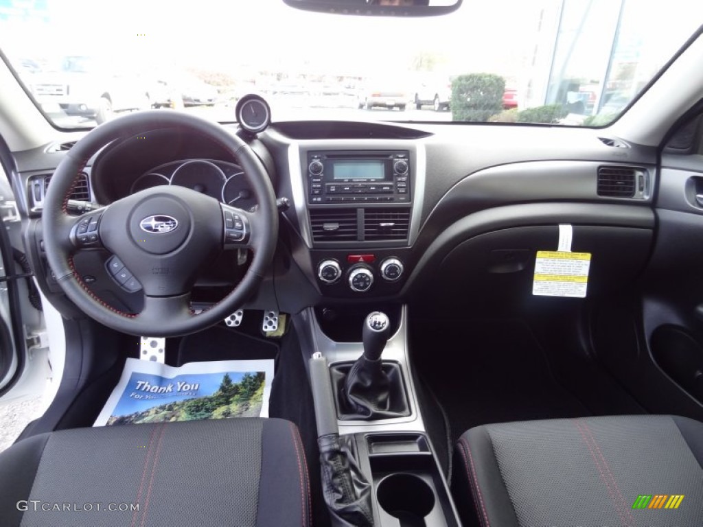 2012 Subaru Impreza WRX Premium 4 Door WRX Carbon Black Dashboard Photo #73342128