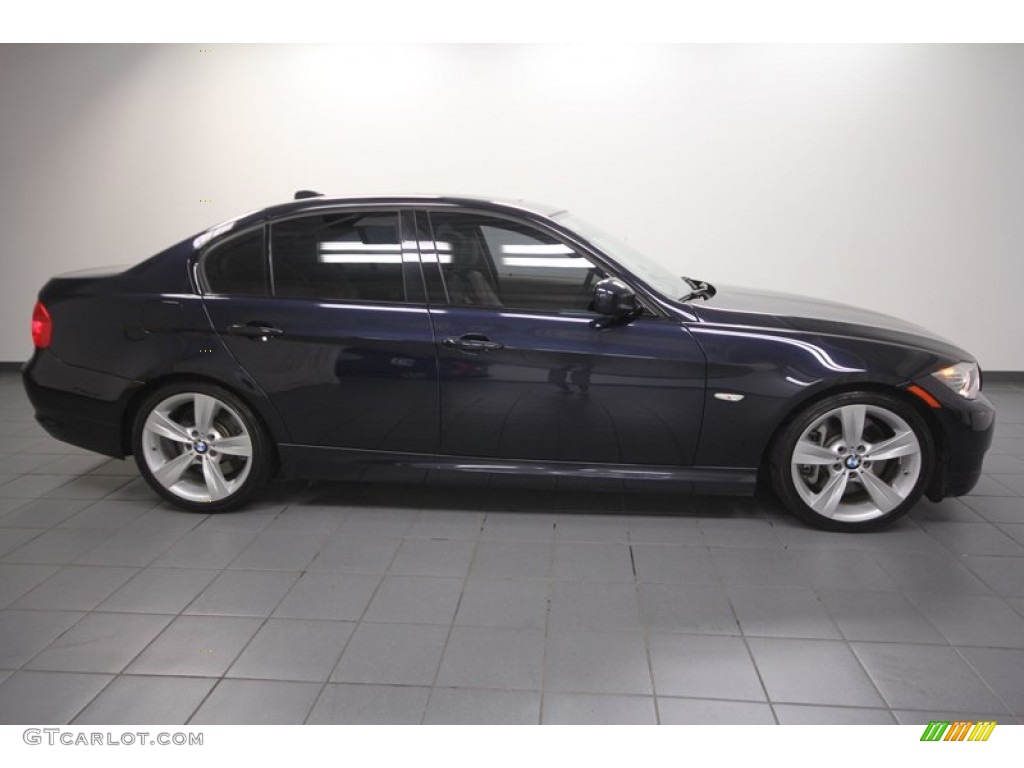 2010 3 Series 335i Sedan - Monaco Blue Metallic / Beige photo #7