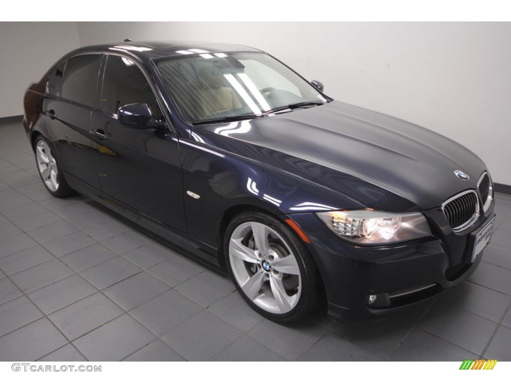 2010 3 Series 335i Sedan - Monaco Blue Metallic / Beige photo #8