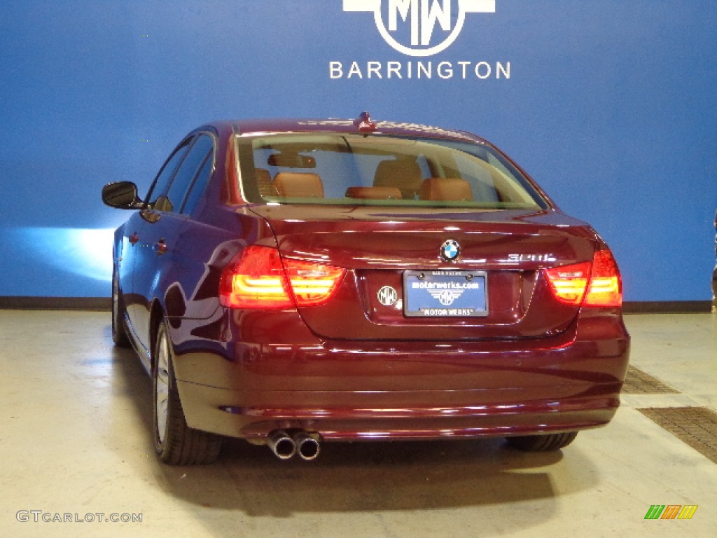 2009 3 Series 328xi Sedan - Barbara Red Metallic / Chestnut Brown Dakota Leather photo #6