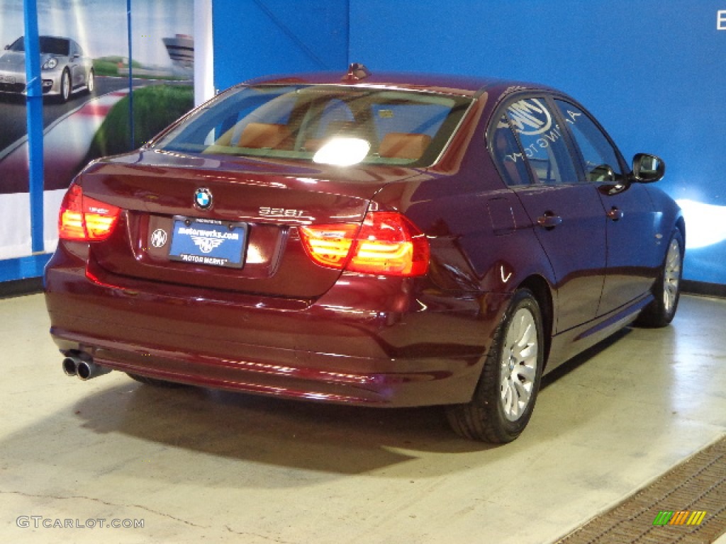 2009 3 Series 328xi Sedan - Barbara Red Metallic / Chestnut Brown Dakota Leather photo #8