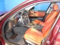 Chestnut Brown Dakota Leather Interior Photo for 2009 BMW 3 Series #73345410