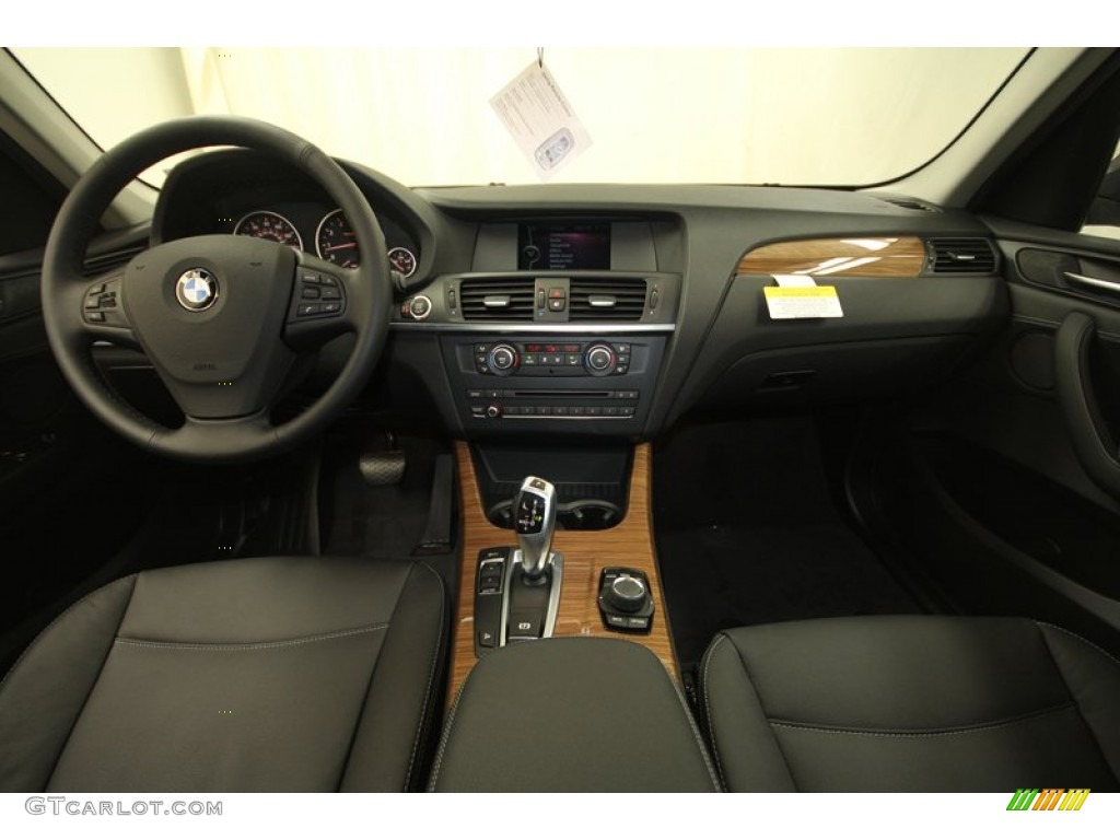 2013 BMW X3 xDrive 28i Black Dashboard Photo #73346376
