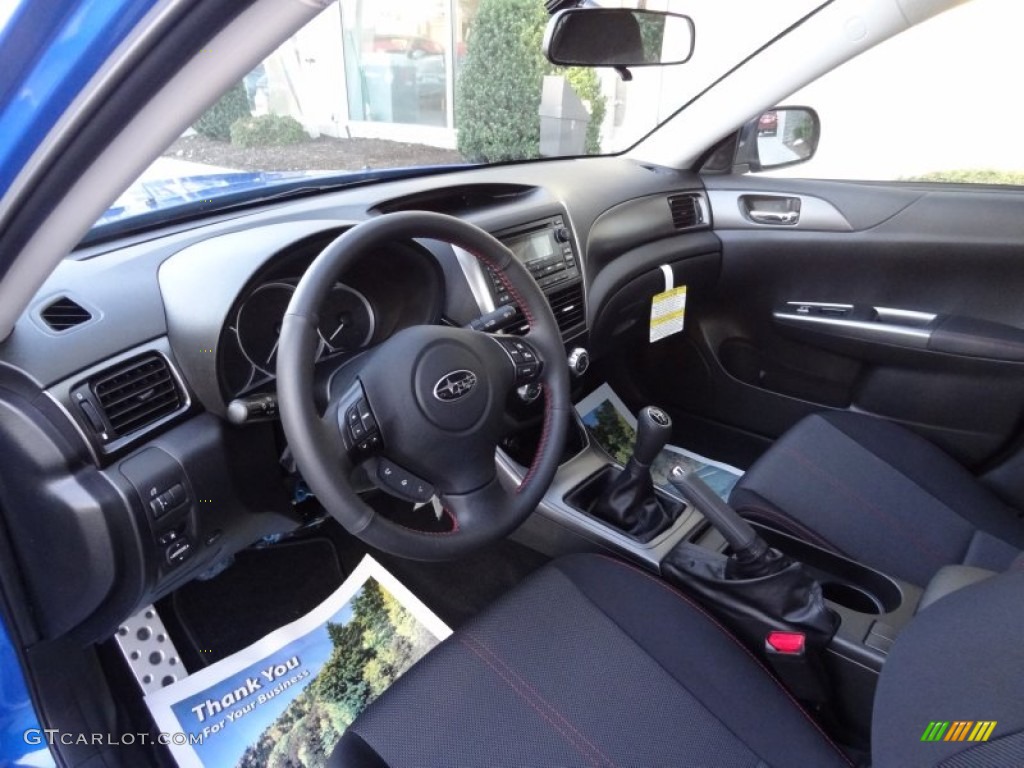 WRX Carbon Black Interior 2012 Subaru Impreza WRX 4 Door Photo #73348581