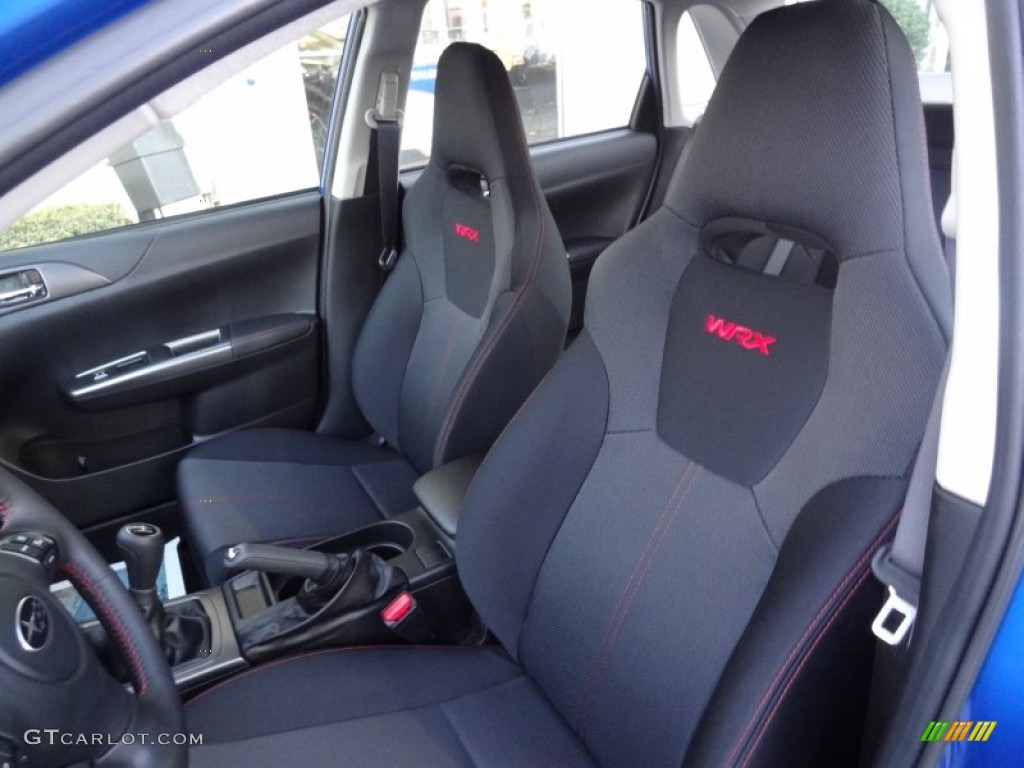 WRX Carbon Black Interior 2012 Subaru Impreza WRX 4 Door Photo #73348604