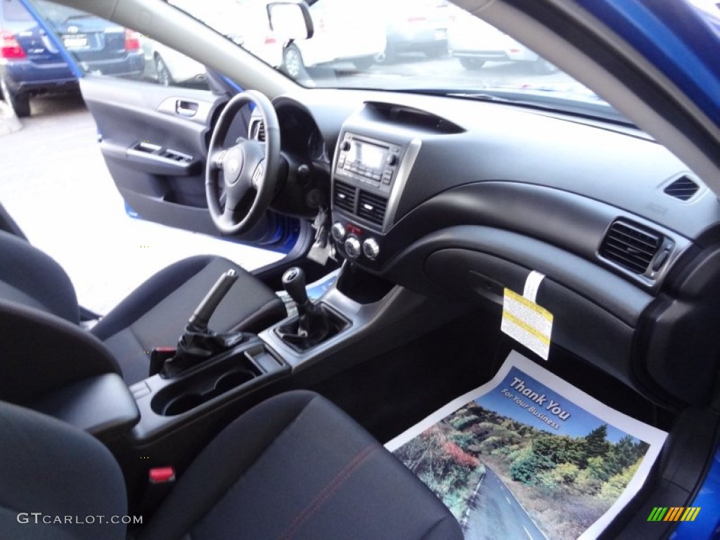 WRX Carbon Black Interior 2012 Subaru Impreza WRX 4 Door Photo #73348713