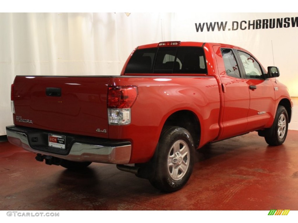 2012 Tundra Double Cab 4x4 - Barcelona Red Metallic / Graphite photo #4