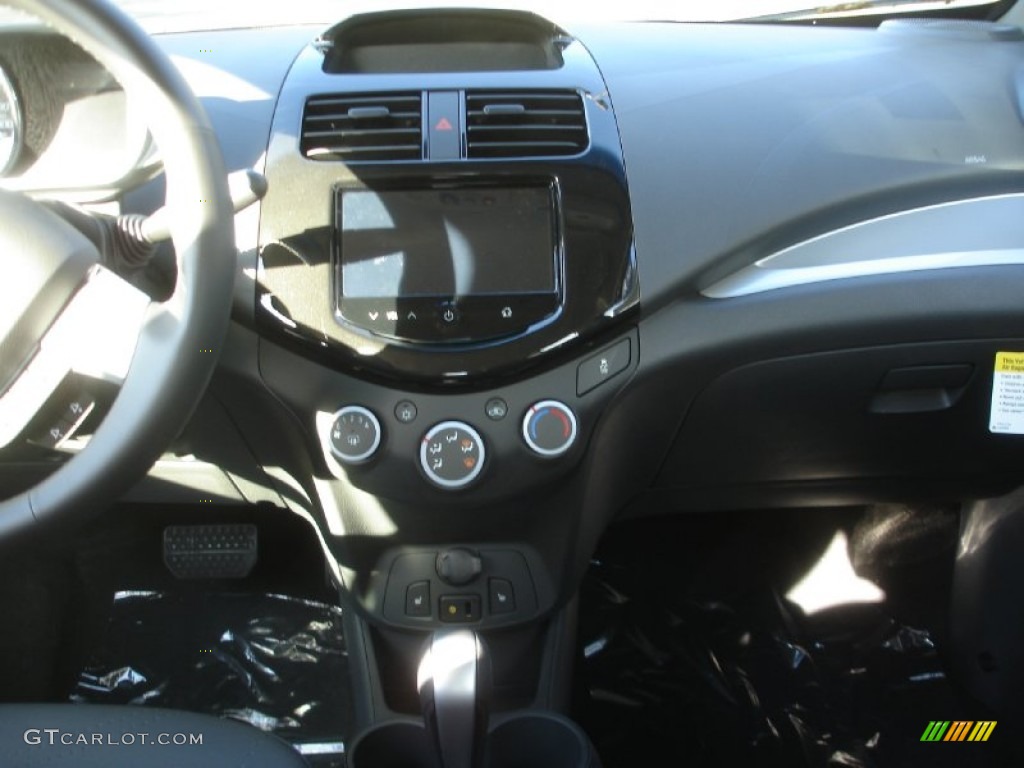 2013 Chevrolet Spark LT Dark Pewter/Silver Dashboard Photo #73348864