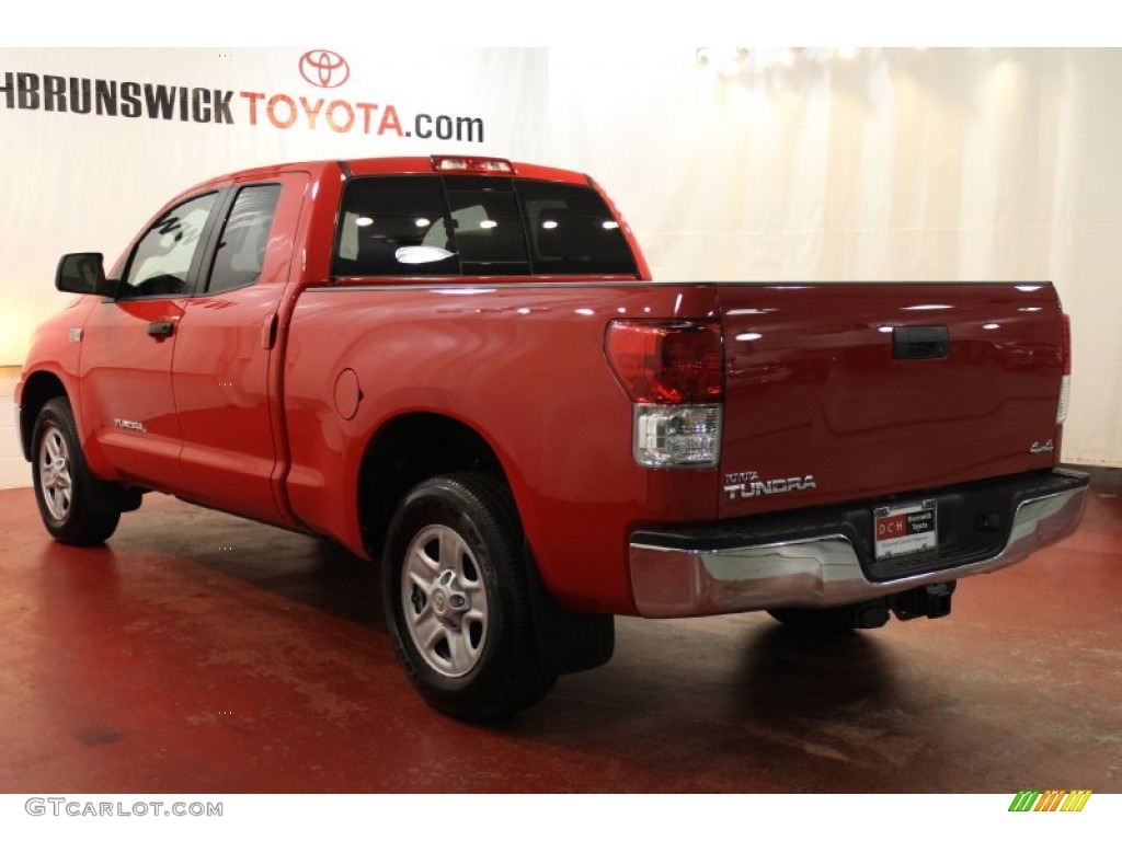 2012 Tundra Double Cab 4x4 - Barcelona Red Metallic / Graphite photo #6