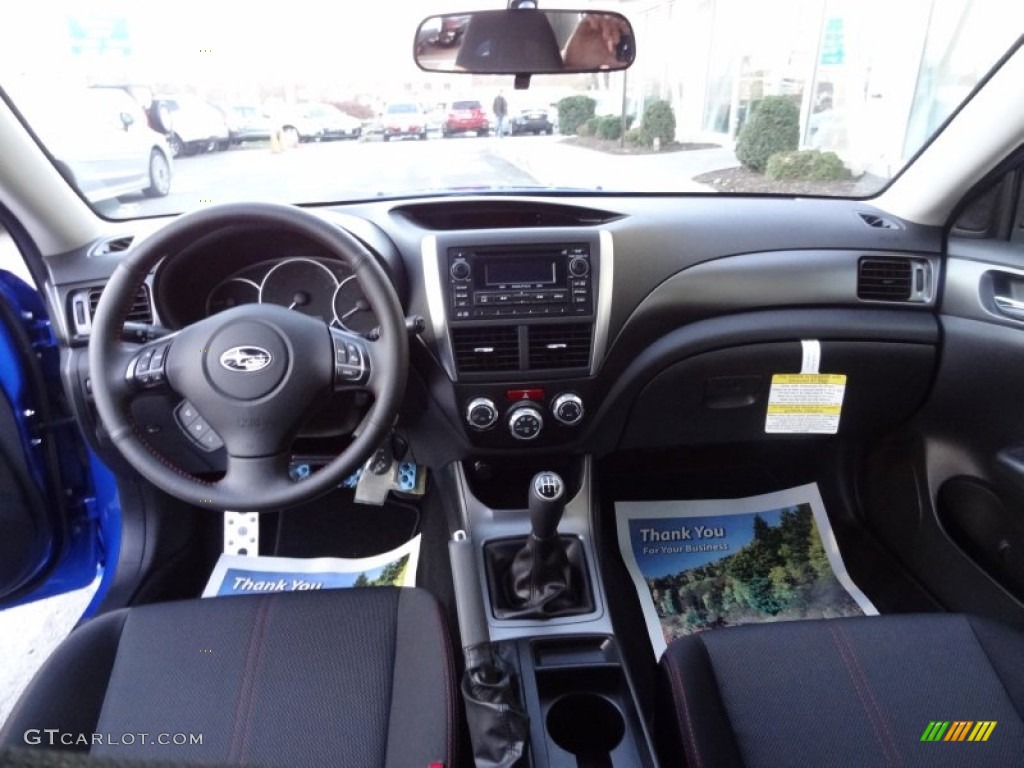 2012 Impreza WRX 4 Door - WR Blue Mica / WRX Carbon Black photo #30