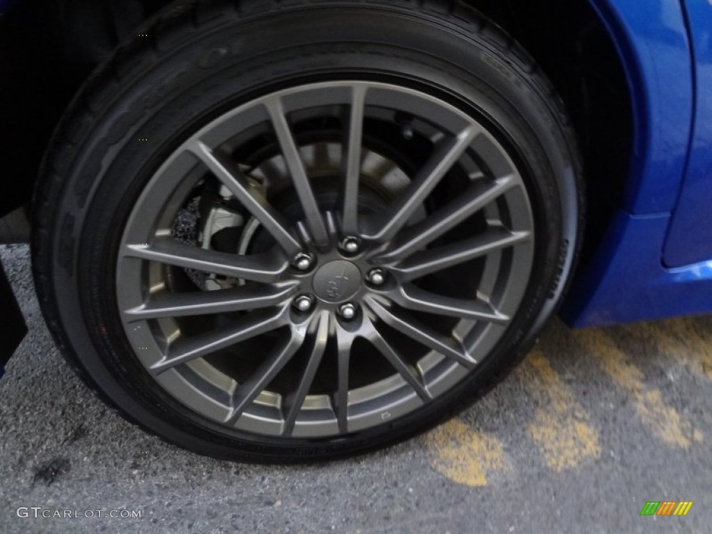 2012 Impreza WRX 4 Door - WR Blue Mica / WRX Carbon Black photo #38