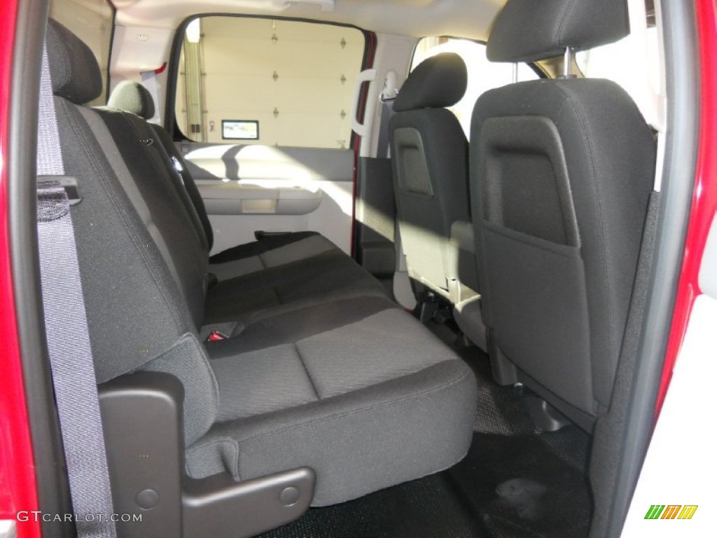 2013 Chevrolet Silverado 3500HD LS Crew Cab 4x4 Dually Rear Seat Photo #73349321