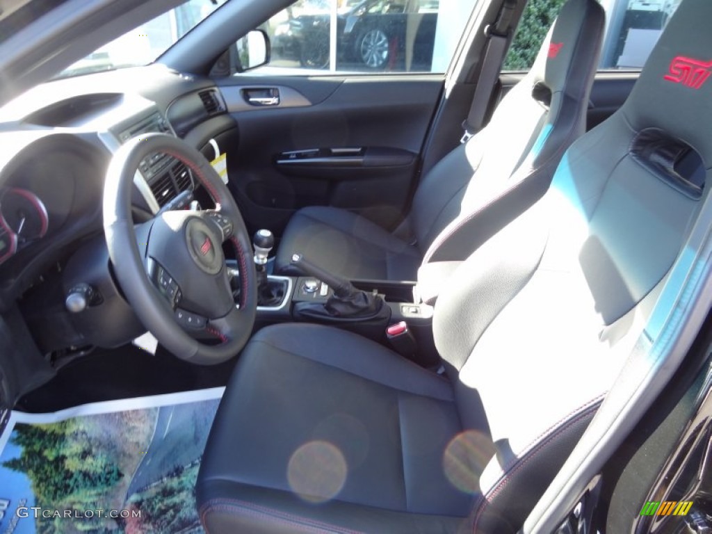 STi Limited Carbon Black Interior 2012 Subaru Impreza WRX STi Limited 4 Door Photo #73349492