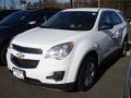 2013 Summit White Chevrolet Equinox LS AWD  photo #1