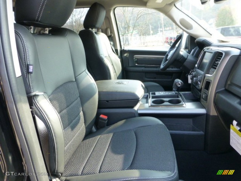Black Interior 2013 Ram 1500 Sport Quad Cab 4x4 Photo #73349668