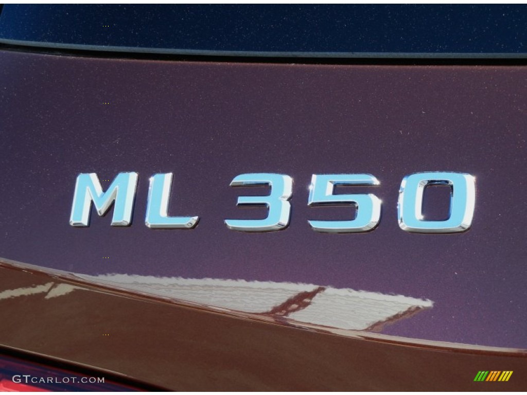 2013 ML 350 4Matic - Cinnabar Red Metallic / Almond Beige photo #4