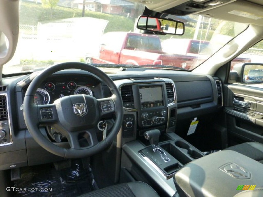 Black Interior 2013 Ram 1500 Sport Quad Cab 4x4 Photo #73349803