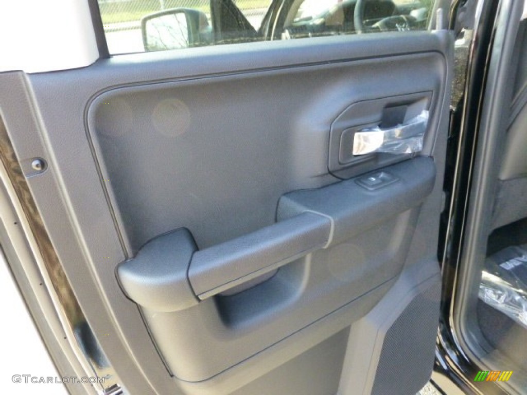 2013 Ram 1500 Sport Quad Cab 4x4 Black Door Panel Photo #73349818