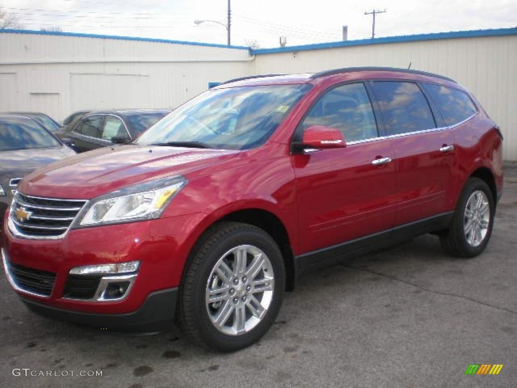 Crystal Red Tintcoat 2013 Chevrolet Traverse LT Exterior Photo #73350333