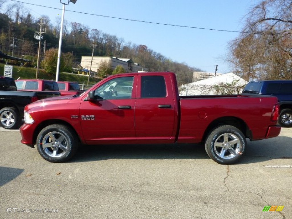 Deep Cherry Red Pearl 2013 Ram 1500 Express Quad Cab 4x4 Exterior Photo #73350368