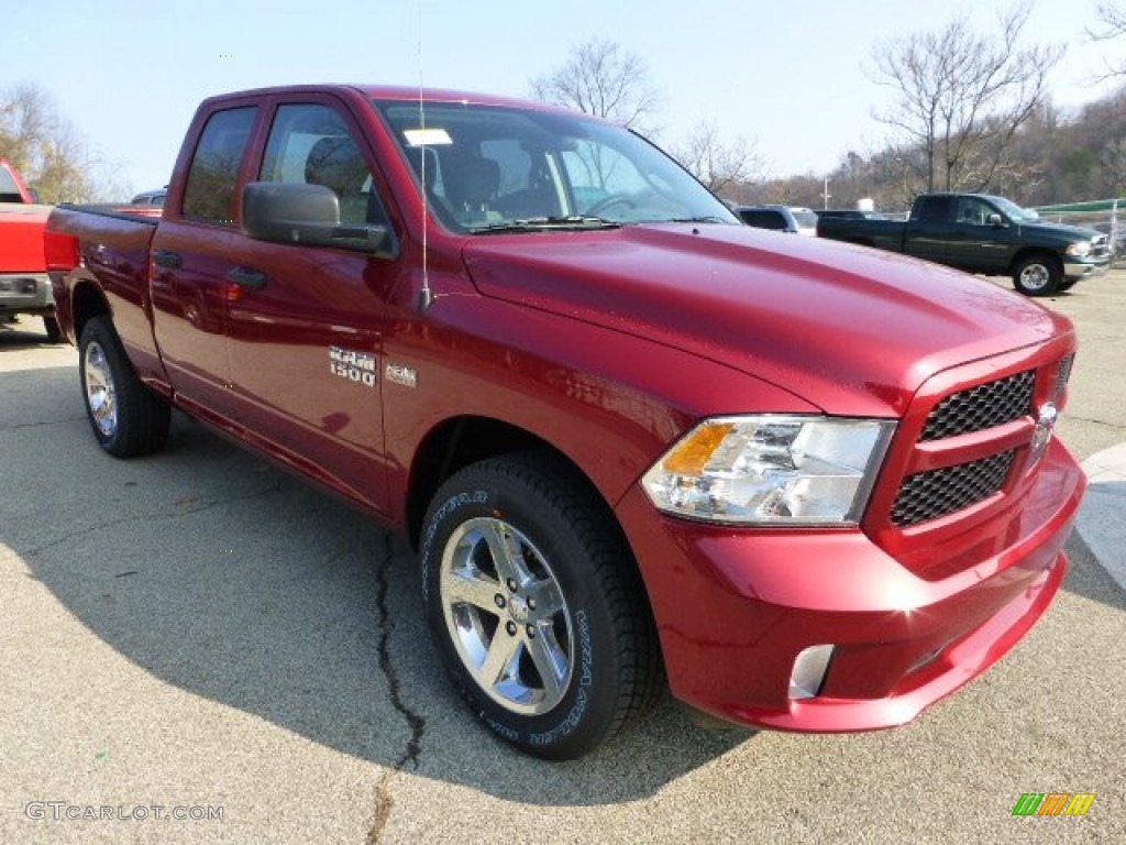 Deep Cherry Red Pearl 2013 Ram 1500 Express Quad Cab 4x4 Exterior Photo #73350484