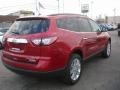 2013 Crystal Red Tintcoat Chevrolet Traverse LT  photo #9