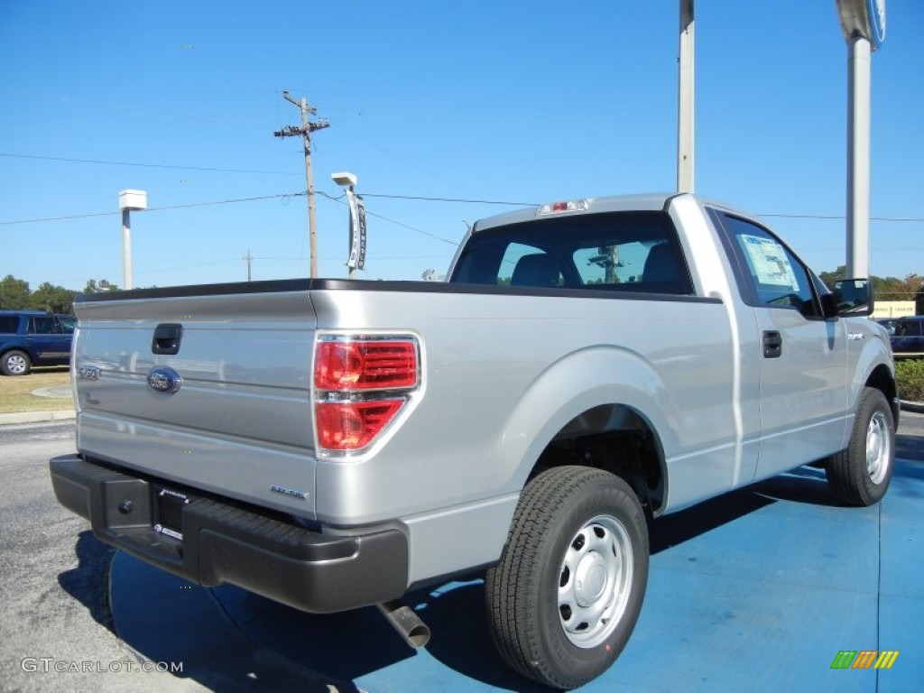 Ingot Silver Metallic 2013 Ford F150 XL Regular Cab Exterior Photo #73350665