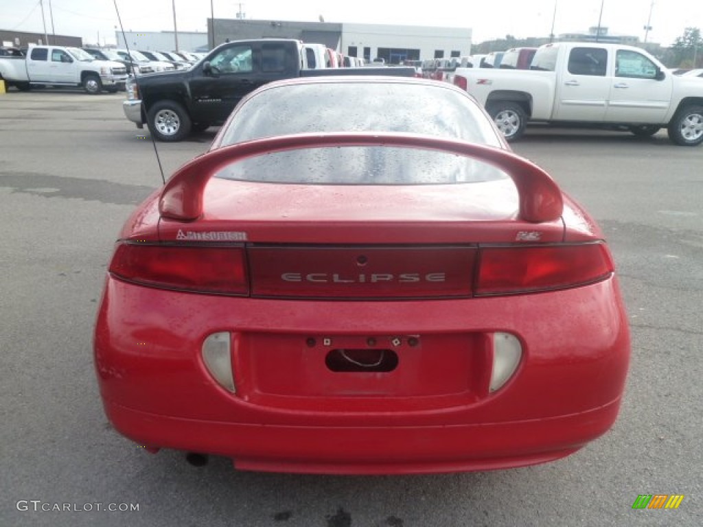1995 Eclipse RS Coupe - Saronno Red / Dark Gray photo #3
