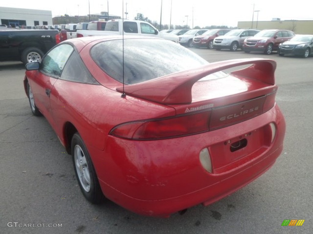 1995 Eclipse RS Coupe - Saronno Red / Dark Gray photo #4