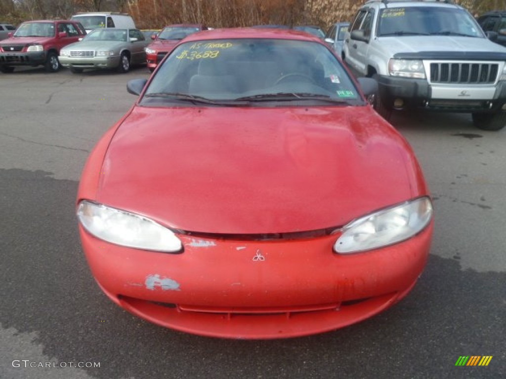 1995 Eclipse RS Coupe - Saronno Red / Dark Gray photo #6