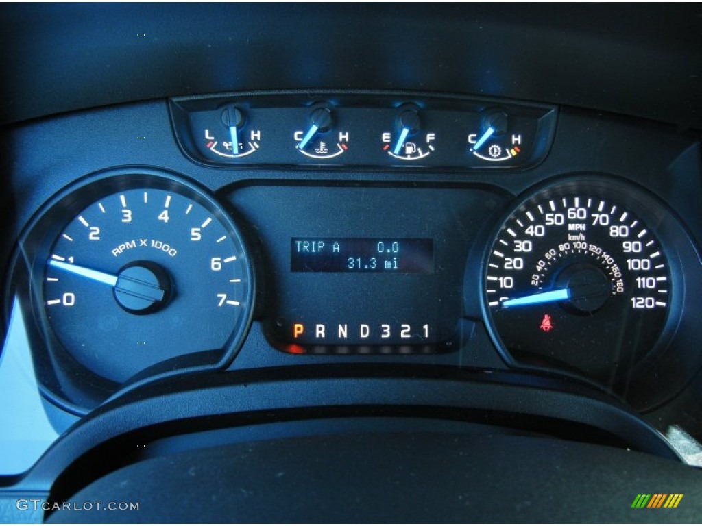 2013 Ford F150 XL SuperCab Gauges Photo #73351355