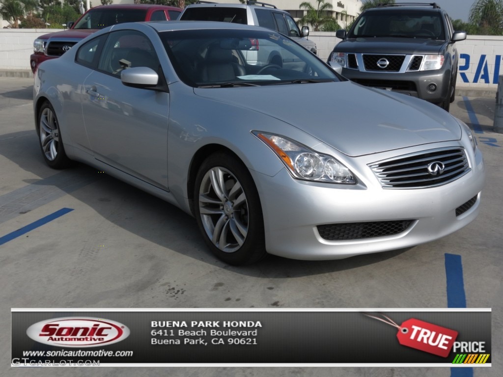 2008 G 37 Coupe - Liquid Platinum Silver / Graphite photo #1