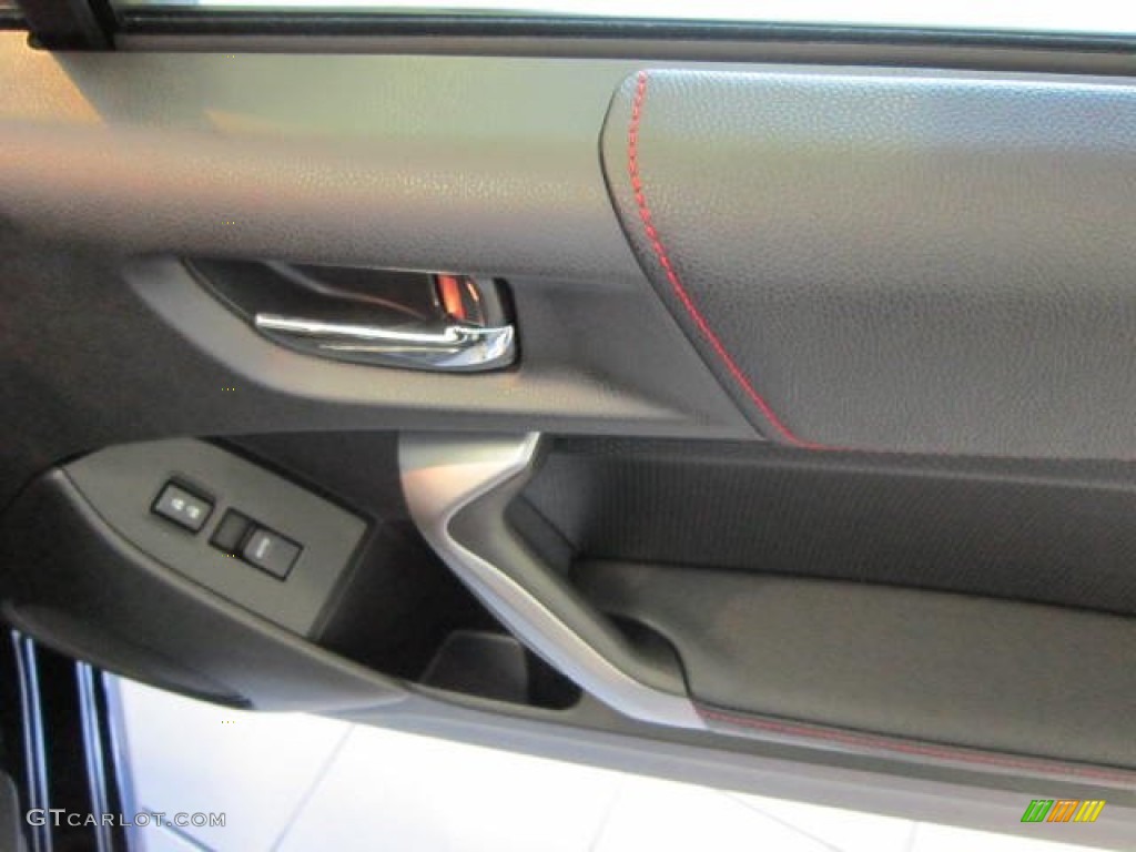 2013 Subaru BRZ Limited Black Leather/Alcantara Door Panel Photo #73352855