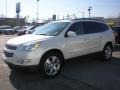 White Diamond Tricoat 2012 Chevrolet Traverse LTZ