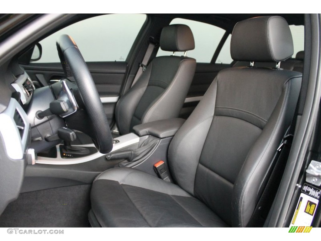 Black Interior 2011 BMW 3 Series 335i Sedan Photo #73354549
