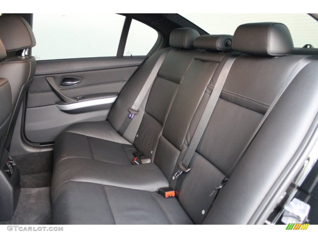 Black Interior 2011 BMW 3 Series 335i Sedan Photo #73354598