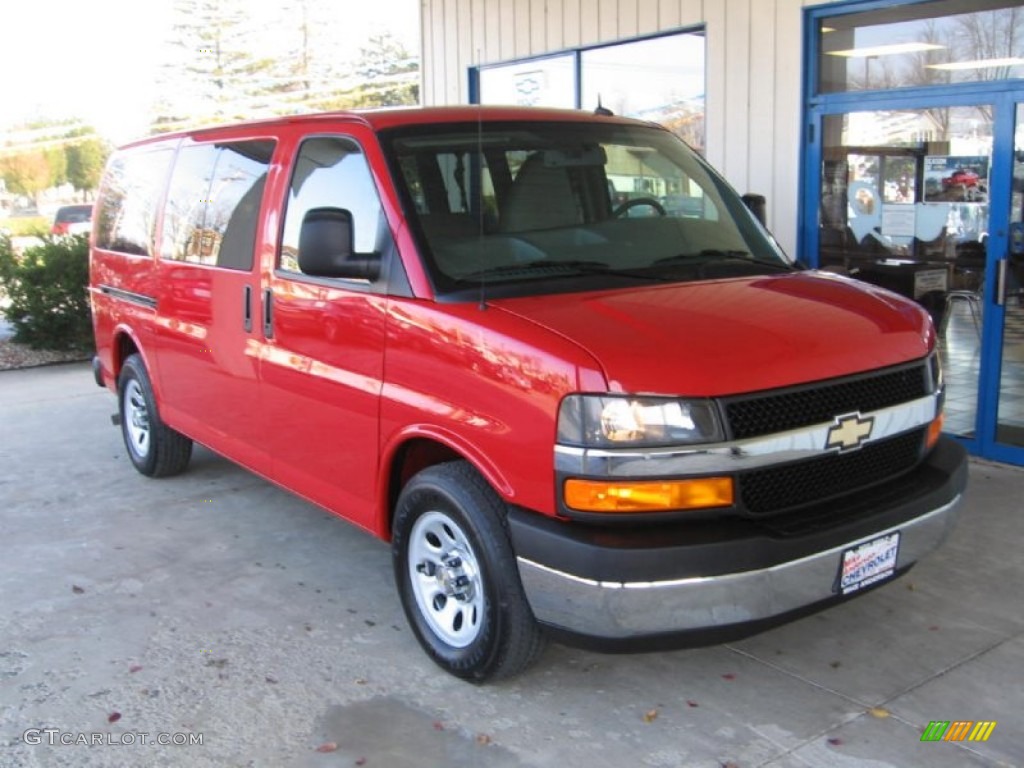 Victory Red Chevrolet Express