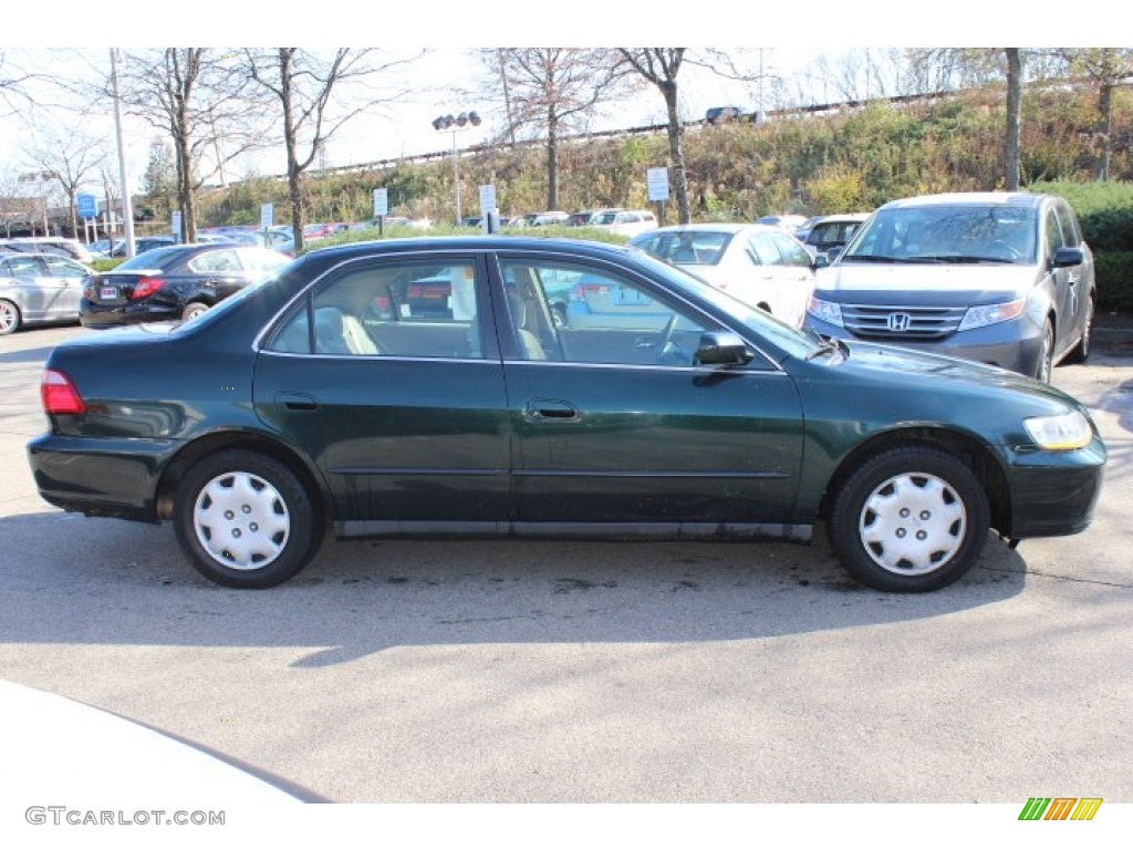 1998 Accord LX Sedan - Dark Emerald Pearl / Ivory photo #4