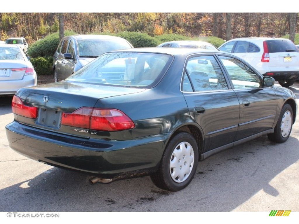 1998 Accord LX Sedan - Dark Emerald Pearl / Ivory photo #5