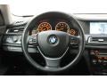 Black Nappa Leather Steering Wheel Photo for 2009 BMW 7 Series #73355378