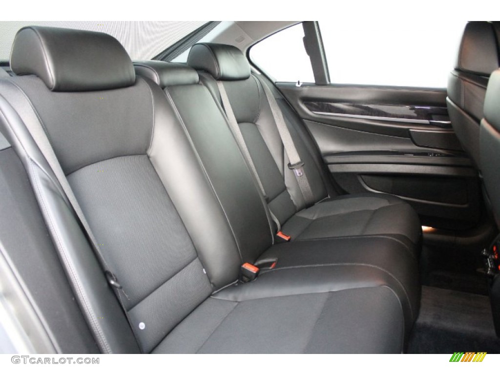 2009 BMW 7 Series 750i Sedan Rear Seat Photos