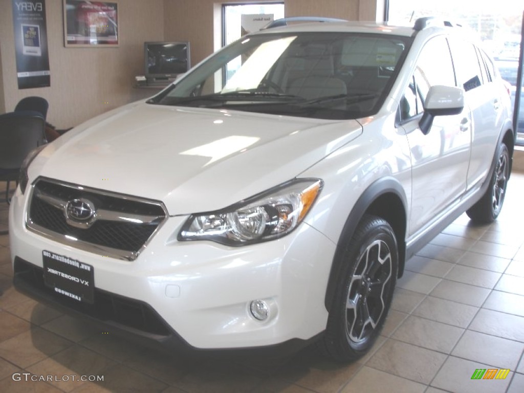 2013 XV Crosstrek 2.0 Premium - Satin White Pearl / Ivory photo #1