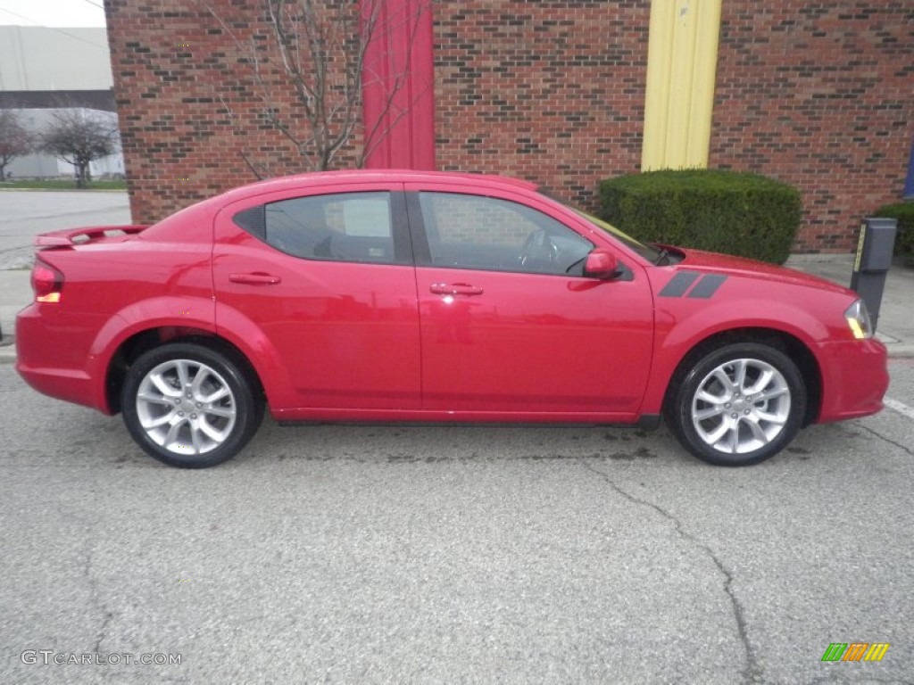 Redline 2-Coat Pearl 2013 Dodge Avenger R/T Exterior Photo #73357197