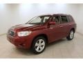 2008 Salsa Red Pearl Toyota Highlander Limited 4WD  photo #3