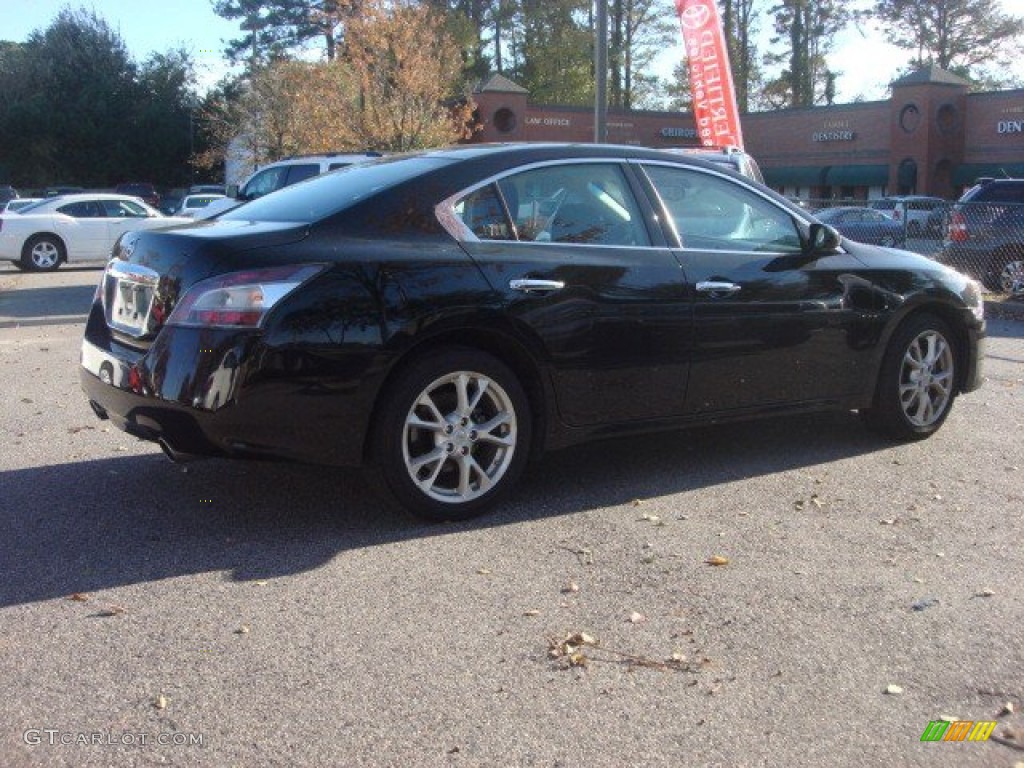 2012 Maxima 3.5 SV - Super Black / Charcoal photo #3