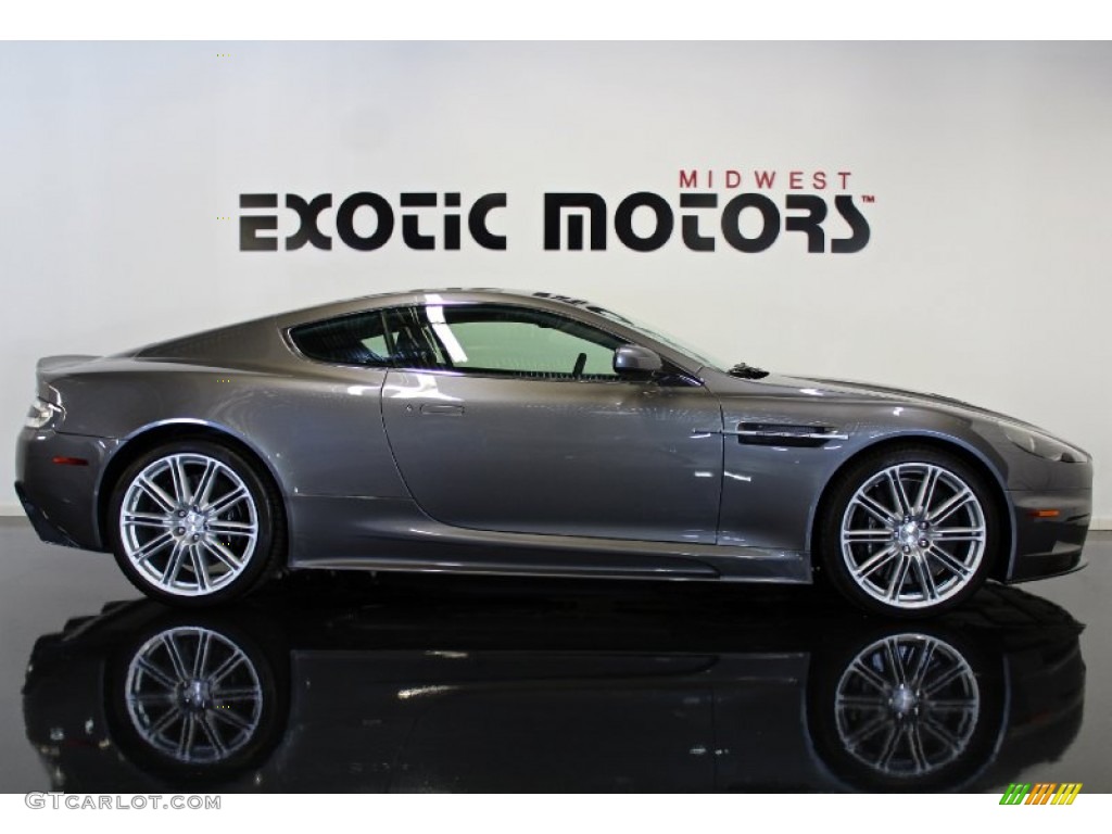 2009 DBS Coupe - Casino Royale (Gray) / Obsidian Black photo #2